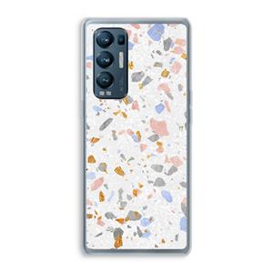 CaseCompany Terrazzo N°8: Oppo Find X3 Neo Transparant Hoesje
