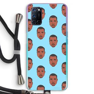 CaseCompany Kanye Call Me℃: Oppo A92 Transparant Hoesje met koord