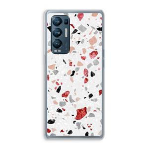 CaseCompany Terrazzo N°12: Oppo Find X3 Neo Transparant Hoesje