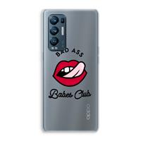 CaseCompany Badass Babes Club: Oppo Find X3 Neo Transparant Hoesje