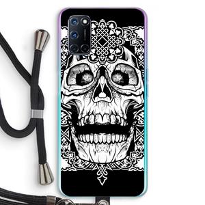 CaseCompany Seek & Destroy: Oppo A92 Transparant Hoesje met koord
