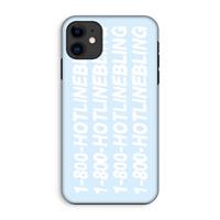 CaseCompany Hotline bling blue: iPhone 11 Tough Case