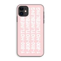 CaseCompany Hotline bling pink: iPhone 11 Tough Case