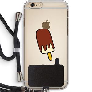 CaseCompany Frisco: iPhone 6 PLUS / 6S PLUS Transparant Hoesje met koord