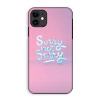 CaseCompany Sorry not sorry: iPhone 11 Tough Case