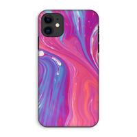 CaseCompany Paarse stroom: iPhone 11 Tough Case