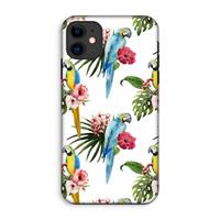 CaseCompany Kleurrijke papegaaien: iPhone 11 Tough Case