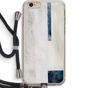 CaseCompany Meet you there: iPhone 6 PLUS / 6S PLUS Transparant Hoesje met koord