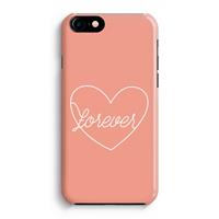 CaseCompany Forever heart: Volledig Geprint iPhone 7 Hoesje