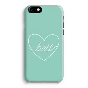 CaseCompany Best heart pastel: Volledig Geprint iPhone 7 Hoesje