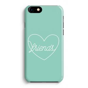 CaseCompany Friends heart pastel: Volledig Geprint iPhone 7 Hoesje