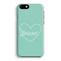 CaseCompany Forever heart pastel: Volledig Geprint iPhone 7 Hoesje