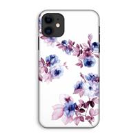 CaseCompany Waterverf bloemen: iPhone 11 Tough Case
