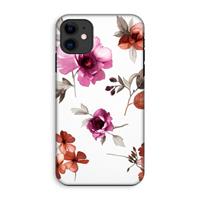 CaseCompany Geschilderde bloemen: iPhone 11 Tough Case