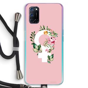 CaseCompany Venus: Oppo A92 Transparant Hoesje met koord