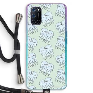CaseCompany Octopussen: Oppo A92 Transparant Hoesje met koord