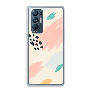 CaseCompany Sunday Chillings: Oppo Find X3 Neo Transparant Hoesje