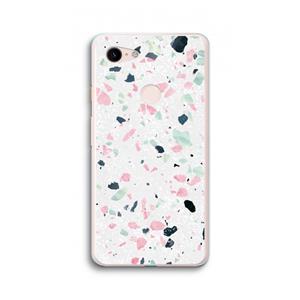 CaseCompany Terrazzo N°3: Google Pixel 3 XL Transparant Hoesje
