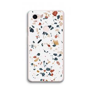 CaseCompany Terrazzo N°4: Google Pixel 3 XL Transparant Hoesje