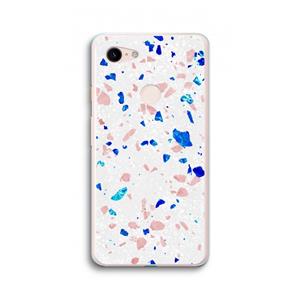 CaseCompany Terrazzo N°6: Google Pixel 3 XL Transparant Hoesje