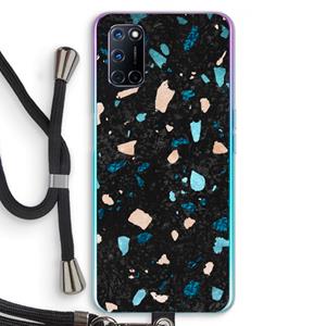 CaseCompany Terrazzo N°11: Oppo A92 Transparant Hoesje met koord