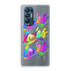 CaseCompany Loves: Oppo Find X3 Neo Transparant Hoesje