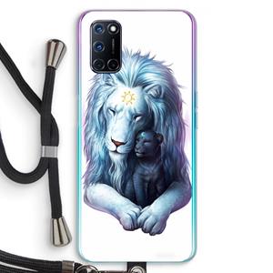 CaseCompany Child Of Light: Oppo A92 Transparant Hoesje met koord