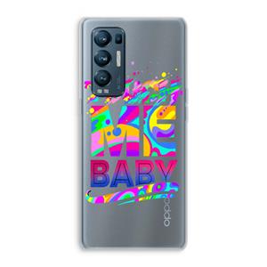 CaseCompany Touch Me: Oppo Find X3 Neo Transparant Hoesje