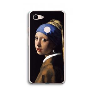 CaseCompany The Pearl Earring: Google Pixel 3 XL Transparant Hoesje