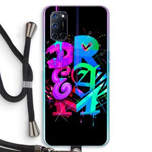 CaseCompany Dream: Oppo A92 Transparant Hoesje met koord