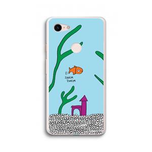 CaseCompany Aquarium: Google Pixel 3 XL Transparant Hoesje