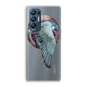 CaseCompany Golden Falcon: Oppo Find X3 Neo Transparant Hoesje