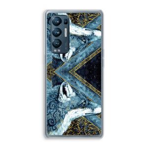CaseCompany Golden Fox: Oppo Find X3 Neo Transparant Hoesje