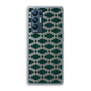 CaseCompany Moroccan tiles: Oppo Find X3 Neo Transparant Hoesje