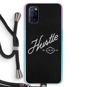 CaseCompany Hustle: Oppo A92 Transparant Hoesje met koord