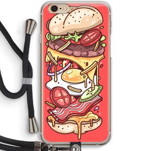 CaseCompany Diet Coke Please: iPhone 6 / 6S Transparant Hoesje met koord