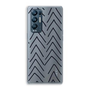 CaseCompany Marrakech Arrows: Oppo Find X3 Neo Transparant Hoesje