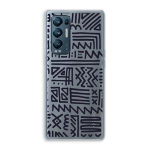 CaseCompany Marrakech print: Oppo Find X3 Neo Transparant Hoesje