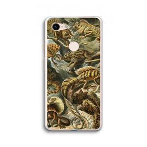 CaseCompany Haeckel Lacertilia: Google Pixel 3 XL Transparant Hoesje