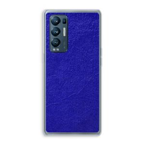 CaseCompany Majorelle Blue: Oppo Find X3 Neo Transparant Hoesje