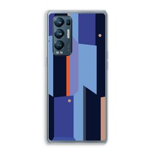 CaseCompany Gestalte 3: Oppo Find X3 Neo Transparant Hoesje