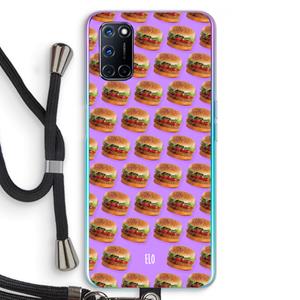 CaseCompany Giants: Oppo A92 Transparant Hoesje met koord