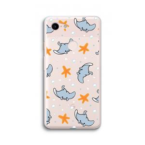CaseCompany Manta: Google Pixel 3 XL Transparant Hoesje