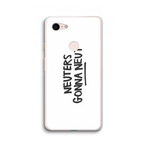 CaseCompany Neuters: Google Pixel 3 XL Transparant Hoesje