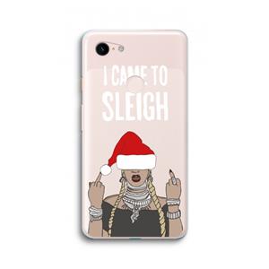 CaseCompany Came To Sleigh: Google Pixel 3 XL Transparant Hoesje