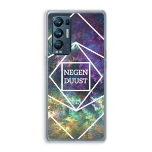 CaseCompany Negenduust ruimte: Oppo Find X3 Neo Transparant Hoesje