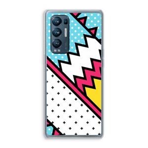 CaseCompany Pop Art #2: Oppo Find X3 Neo Transparant Hoesje