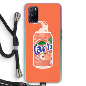 CaseCompany S(peach)less: Oppo A92 Transparant Hoesje met koord