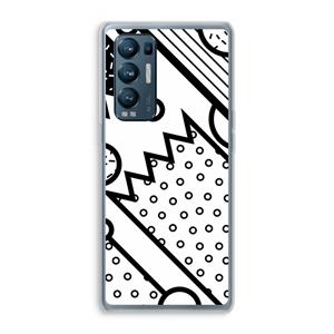 CaseCompany Pop Art #4: Oppo Find X3 Neo Transparant Hoesje