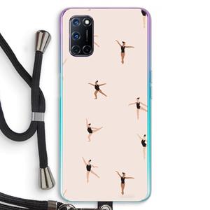 CaseCompany Dancing #1: Oppo A92 Transparant Hoesje met koord